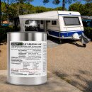 SCHUETTEC 2K Caravan-Lack 1,1 kg auf Campingplatz mit...