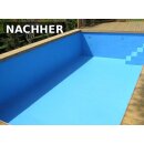 Poolfarbe LCK | Schwimmbeckenfarbe dichtend  für Betonpool in 5 Farben POOLBLAU 1 Lit