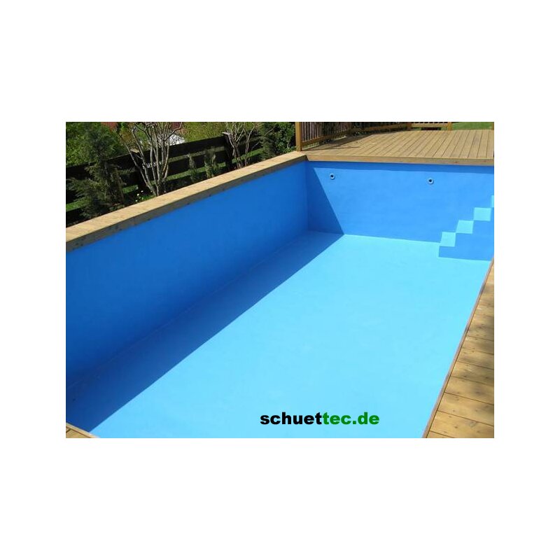 Schwimmbadfarbe, Poolfarbe dichtend für Betonbecken